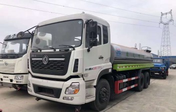 国六东风天龙18-25立方洒水车（可加雾炮）
