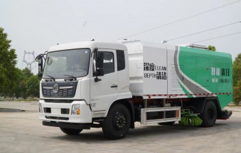 东风天锦18吨干湿两用道路污染清除车