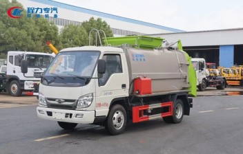 福田小卡5立方餐厨垃圾车